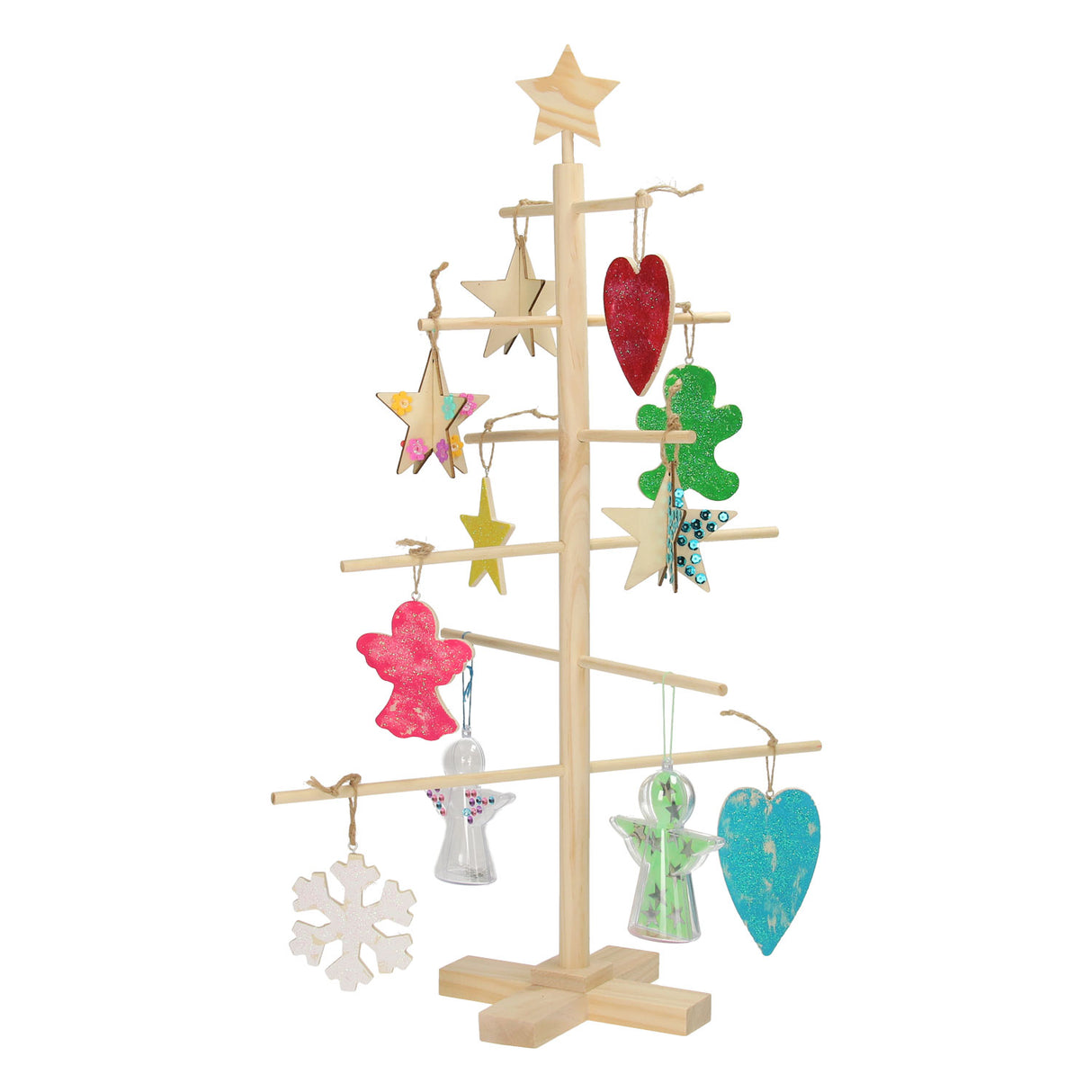 Creativ Company Wooden Children's Christmas árbol, 60 cm