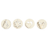 Creativ Company https: www.cchobby.nl 2-in-1-hanging-decorations-d-7-cm-hole size-3-mm-thickness-4-mm-8-piece-1-box