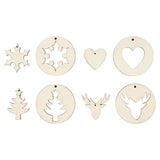 Creativ Company https: www.cchobby.nl 2-in-1-hanging-decorations-d-7-cm-hole size-3-mm-thickness-4-mm-8-piece-1-box