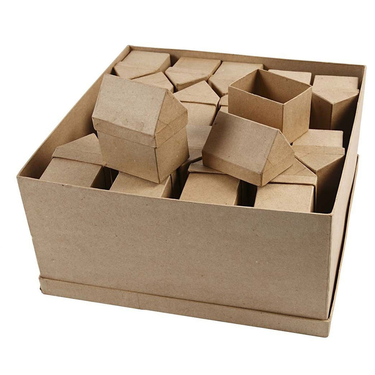 Creativ Company Storage Boxes House Paper Maché, 40..