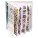Creativ Company Weihnachtsaufkleber-Paket, 12 Blatt