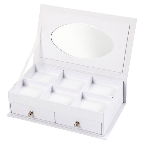 Kreativunternehmen https: www.cchobby.nl Schmuckschatulle-Größe-18x10-5x5-cm-weiß-1-teilig