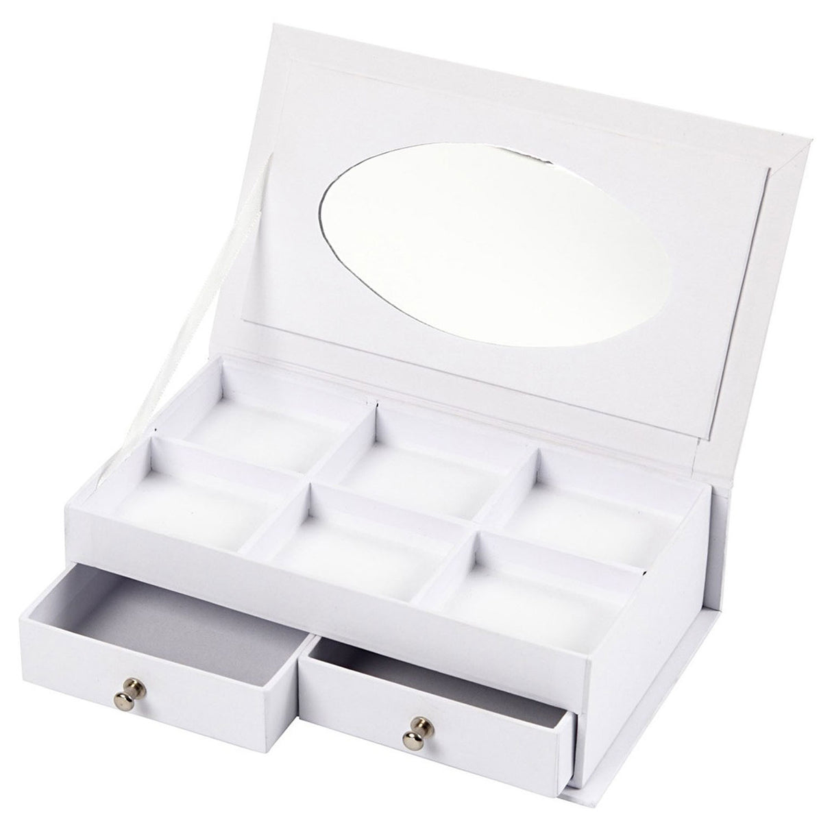 Kreativunternehmen https: www.cchobby.nl Schmuckschatulle-Größe-18x10-5x5-cm-weiß-1-teilig