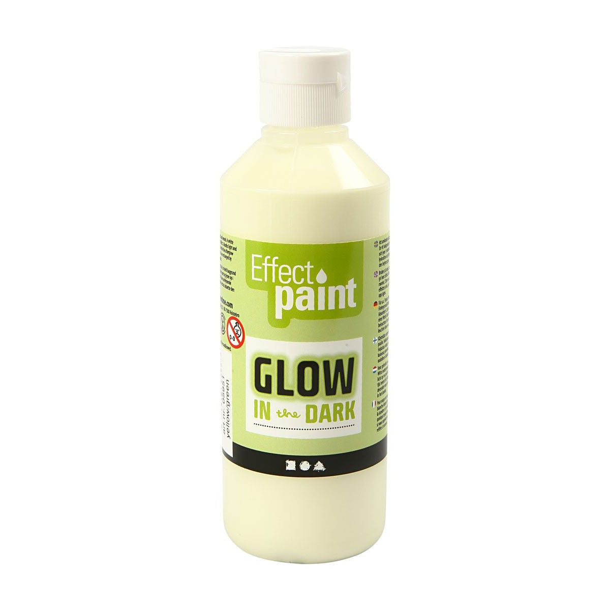 Creativ Company Glow in the Dark paint yellow green, 250ml