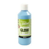 Creativ Company Glow in the Dark Paint Light Blue, 250ml