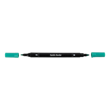 Creativ Company Textilmarker, Strichstärke 2,3 + 3,6, Standardfarben, 6 Stück 1 Box