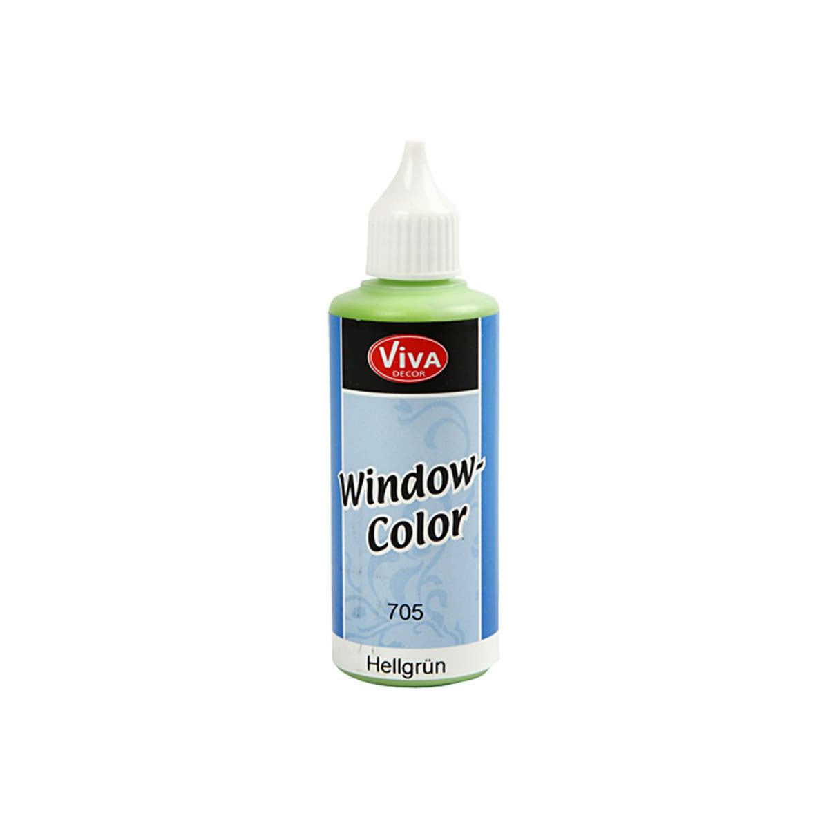 Creativ Company Sticking Glass Paint Light Green, 80 ml