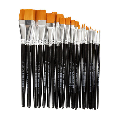 Kreativunternehmen https: www.cchobby.nl gold-line-penselen-afm-0-2-4-8-12-16-20-l-17-21-cm-b-2-22-mm-flat-30-piece-1-box