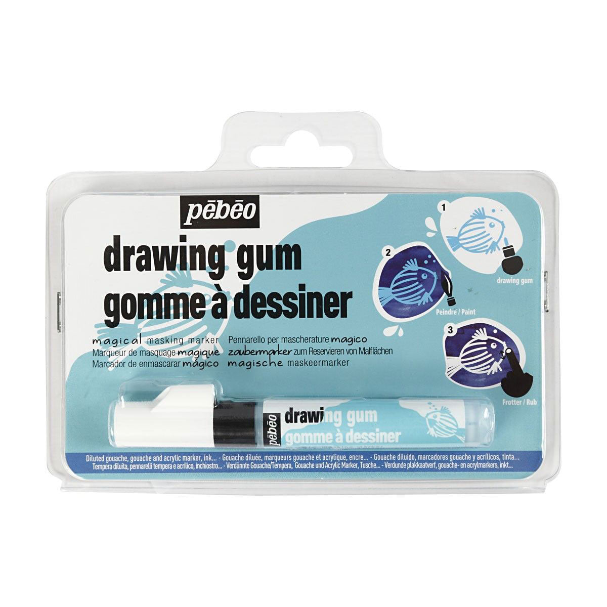 Drawing gum, 1 piece