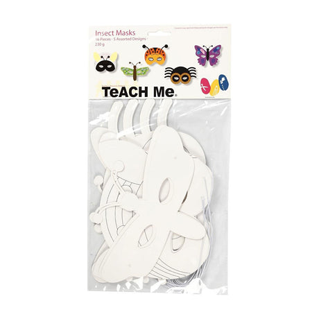 Creotime https: www.cchobby.nl Insektenmasken-h-14-17-cm-w-19-5-23-cm-230-gr-white-16-piece-1-box