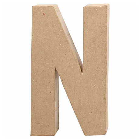 Creativ Firmenbuchstabe Pappmaché - n, 20,5cm