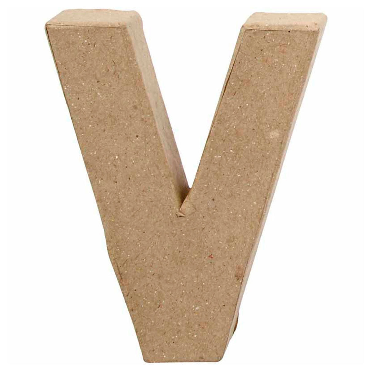 Creativ Firmenbuchstabe Pappmaché - v, 10cm