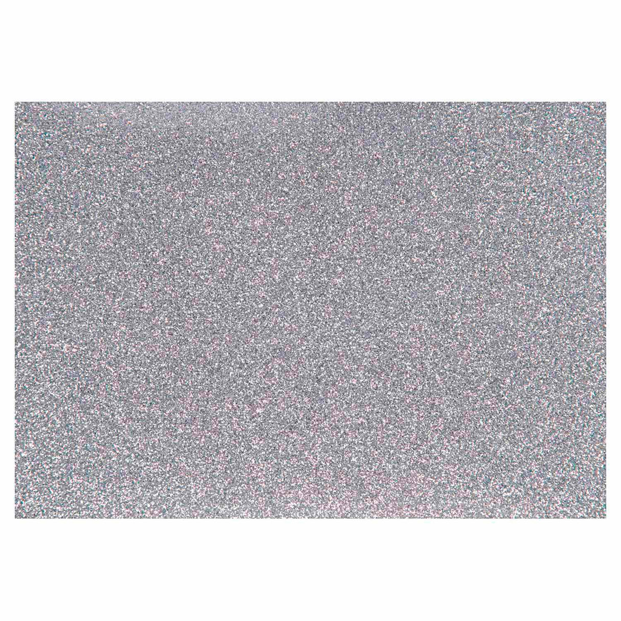 Creativ Company Bügelfolie Glitzer Silber, A5