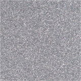 Creativ Company Bügelfolie Glitzer Silber, A5