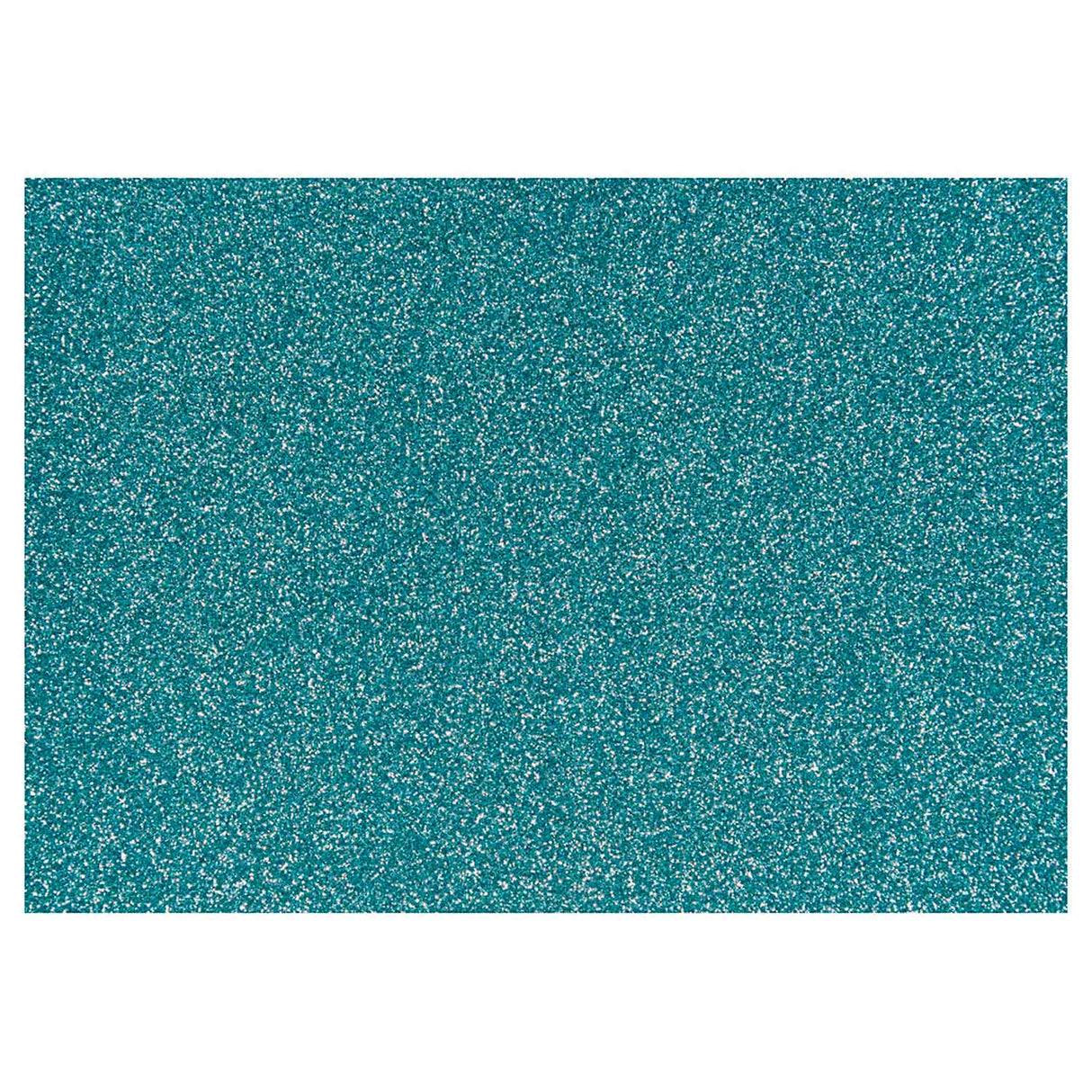 Creativ Company Bügelfolie Glitzer Hellblau, A5