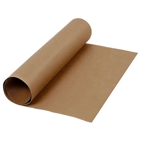 Creativ Company Kunstlederpapier dunkelbraun, 1mtr.