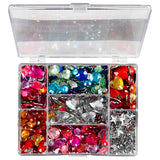 Kreativunternehmen https: www.cchobby.nl Rhinestones-in-display-box-round-stars-hearts-d-6-7-9-10-11-12-14-16-mm-blue-pink-silver-300-piece-1-box