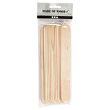 Wooden craft sticks long, 15st. (20x25mm)