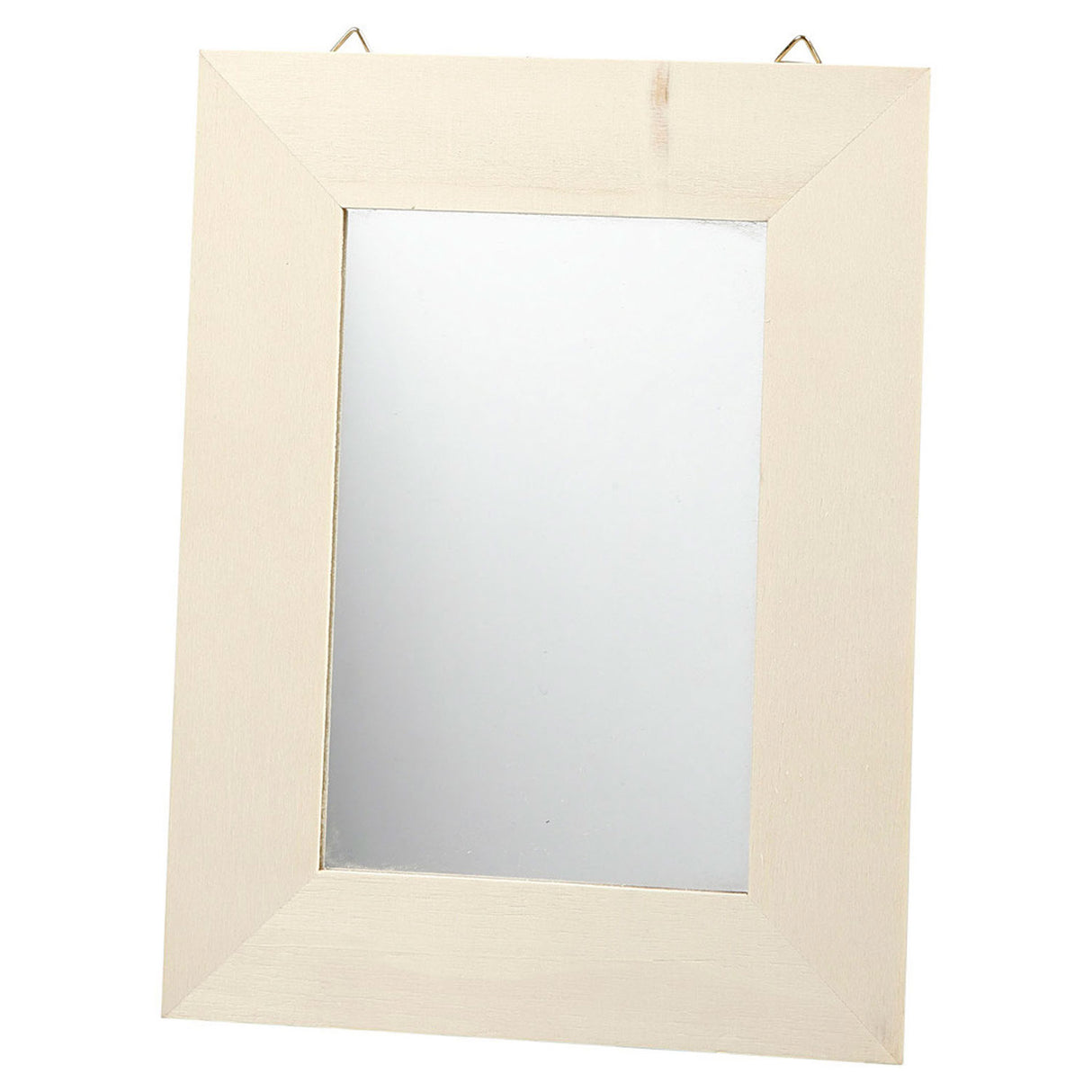 Mirror with wooden frame