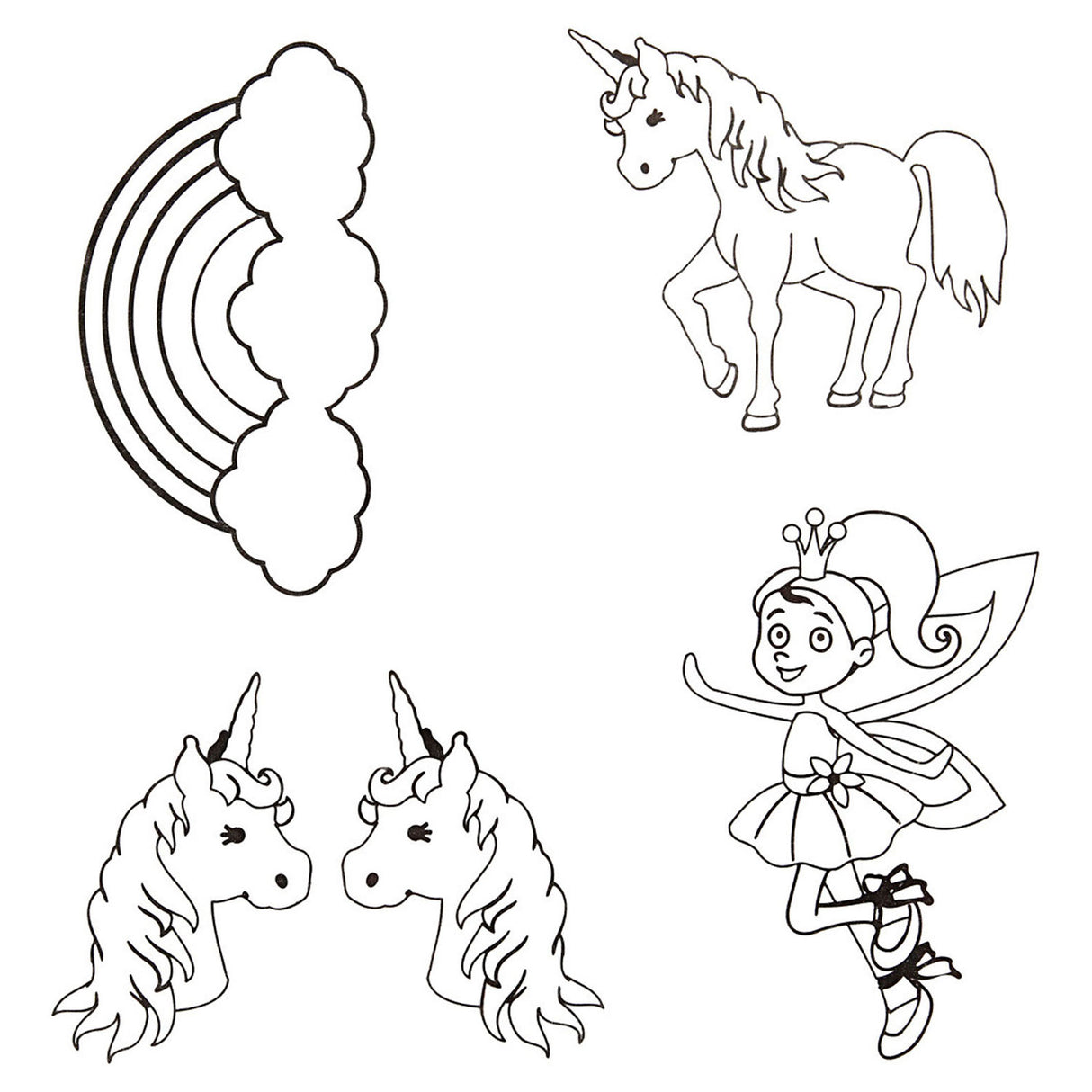 Creativ Company Schrumpffolie mit Einhorn-Motiven