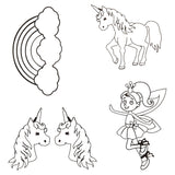 Creativ Company Schrumpffolie mit Einhorn-Motiven