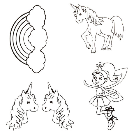 Kreativunternehmen https: www.cchobby.nl sheet-shrink-foil-with-motifs-unicorn-sheet-10-5x14-5-cm-thickness-0-3-mm-matt-transparent-4-sheet-1-box