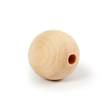 Wooden beads, Ø 2 cm, 200st.