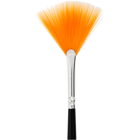 Creativ Company Gold Line Fächerpinsel, Größe 4+8, L: 29-30 cm, B: 2-3 mm, Fächer, 2 Stück 1 Box
