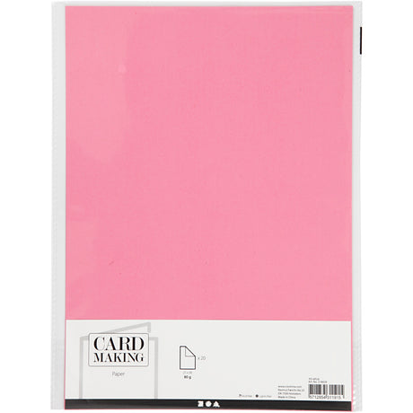 Creativ Firmenpapier rosa A4 80gr, 20 Stk.