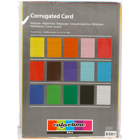 Kreativunternehmen https: www.cchobby.nl gerippter Karton-Blatt-25x35-cm-80-gr-15-div-vellen-1-doos