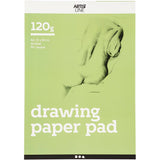 Drawing block white A4 120gr, 30 sheets