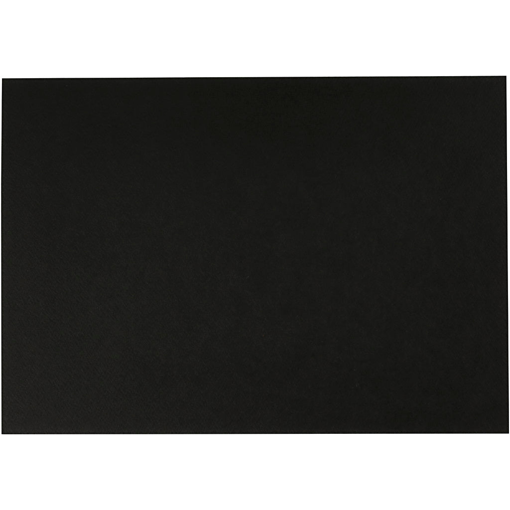 Paper de acuarela Negro A4 300GR, 10 Hojas