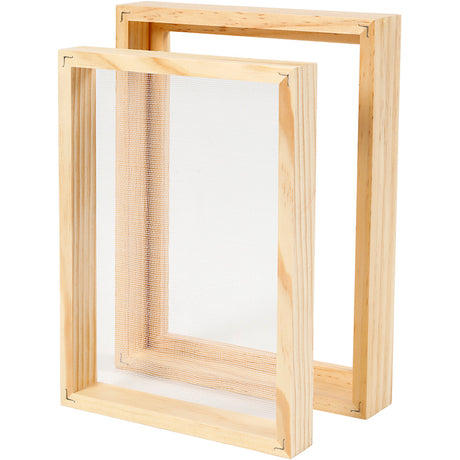 Kreativunternehmen https: www.cchobby.nl Papierform-mit-Doppelrahmen-A5-Größe-25x19x3cm-1-Stück