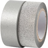 Creativ Company Abdeckband Silber 2m, 2St.