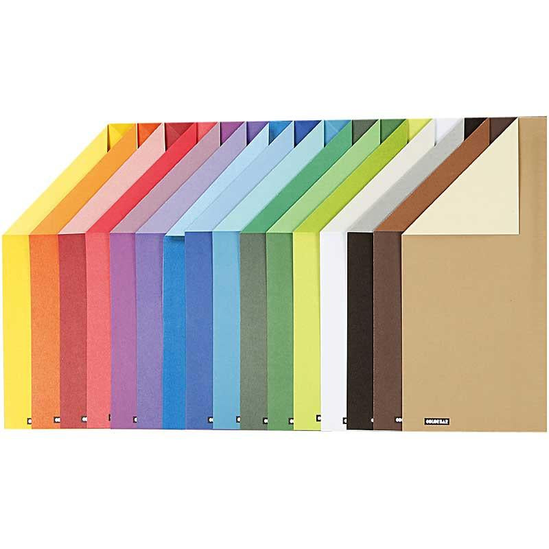 Kreativunternehmen https: www.cchobby.nl color-bar-paper-a4-vel-210x297-mm-100-gr-16-div-vellen-1-doos