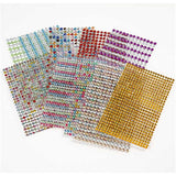 Kreativunternehmen https: www.cchobby.nl stick-on-strassteen-d-4-6-mm-sheet-16x9-5-cm-diverse-colours-10-sheet-1-box