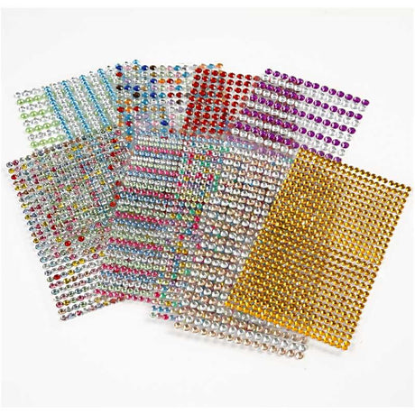 Kreativunternehmen https: www.cchobby.nl stick-on-strassteen-d-4-6-mm-sheet-16x9-5-cm-diverse-colours-10-sheet-1-box