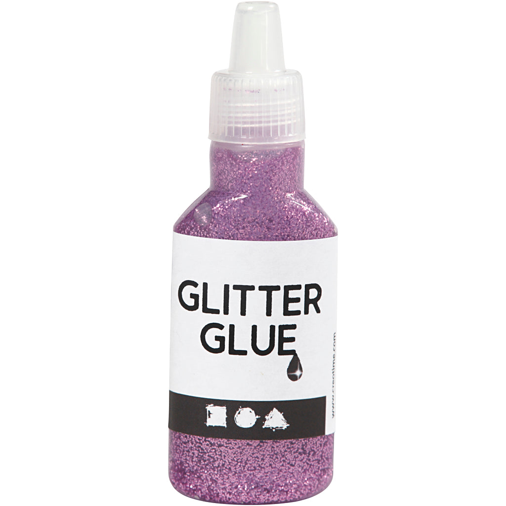 Creativ Company Glitter Glue Purple, 25 ml