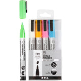 Creativ Company Krijt Markers Color, 5st.