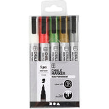 Creativ Company Krijt Markers Metallic Colors, 5st.