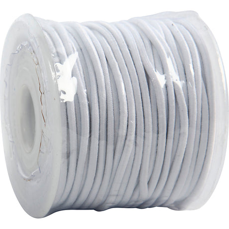 Creativ Company Gummiband Stärke 2mm weiß, 25m