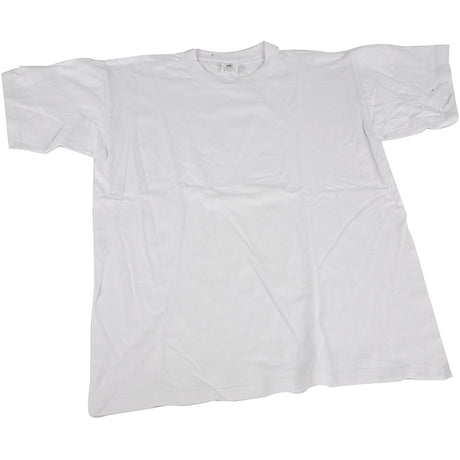Creativ Company T-Shirt weiß mit Rundhalsausschnitt aus Baumwolle, Größe S