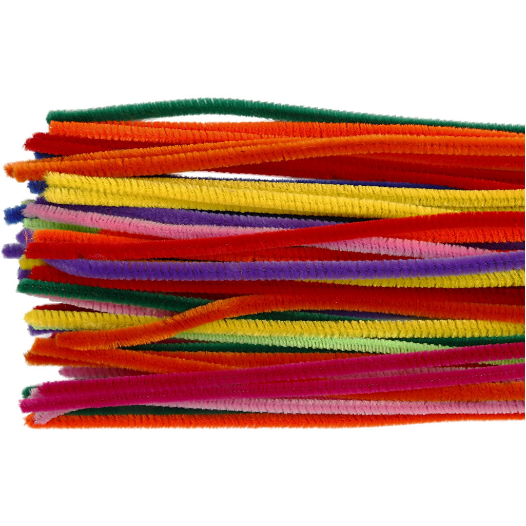 Creativ Company Chenillegarn Farbe 30cm, 50 Stk.