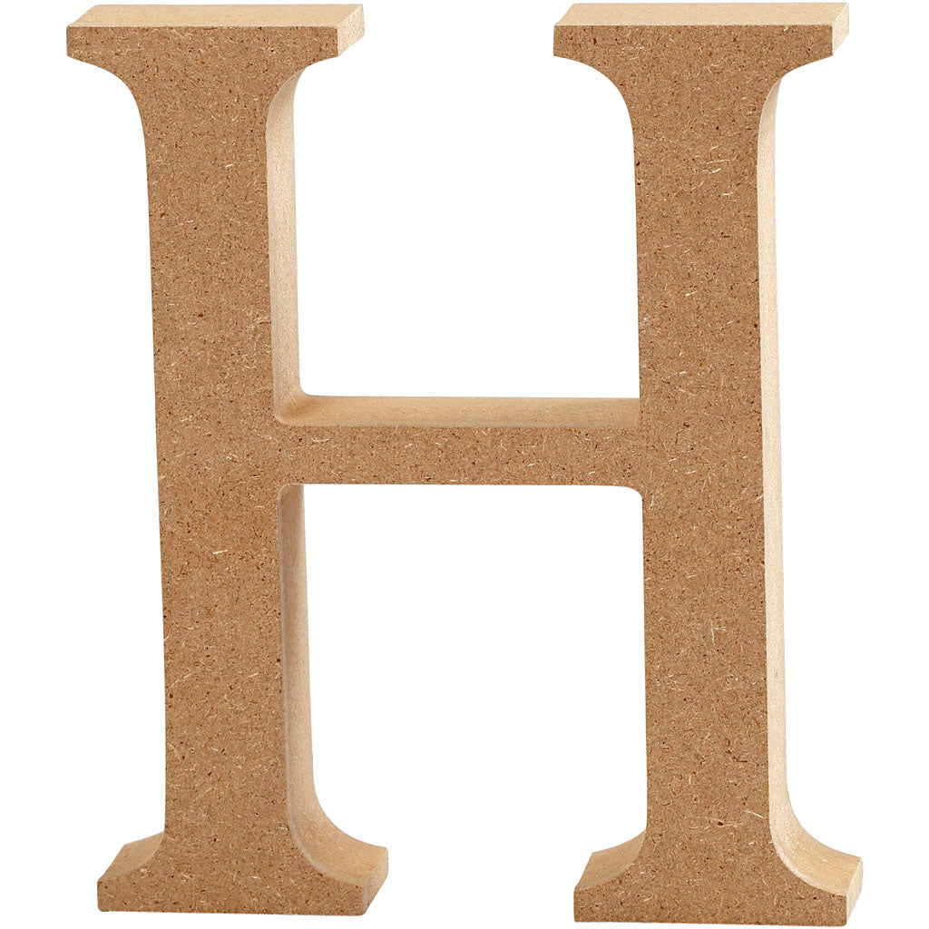 Creativ Company Letter H MDF 13CM, 1.
