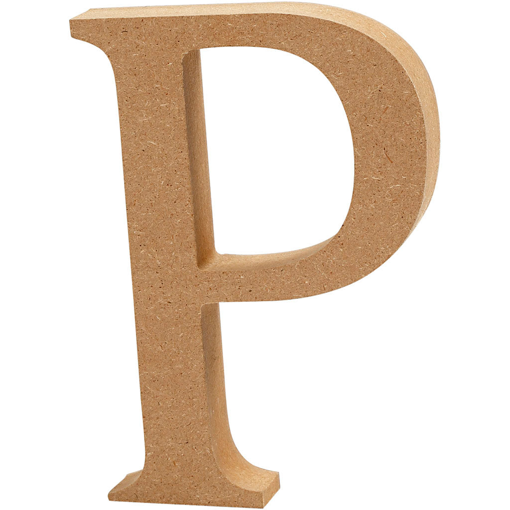 Creativ Company Letter P MDF 13cm, 1.