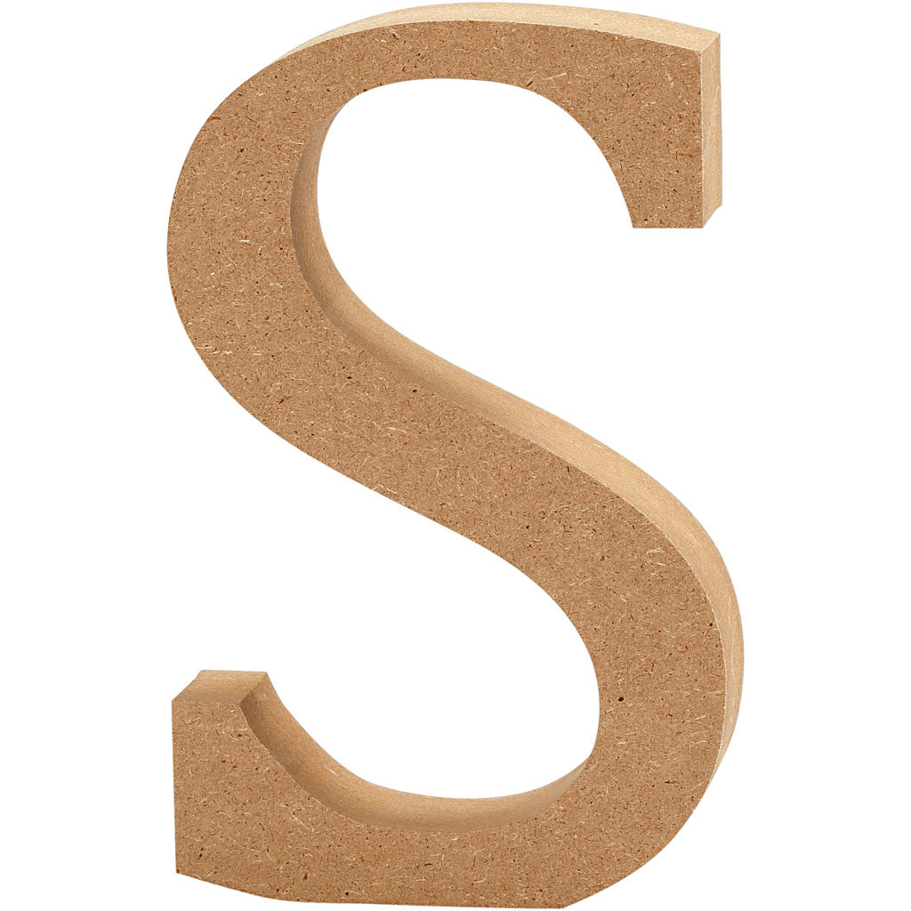 Creativ Company Letter S MDF 13cm, 1 ..