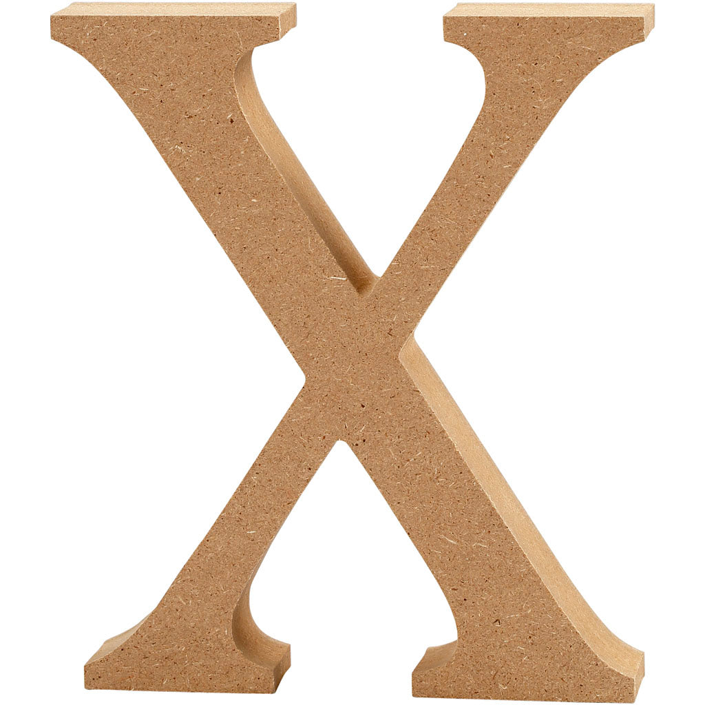 Creativ company letter x mdf 13cm, 1st.