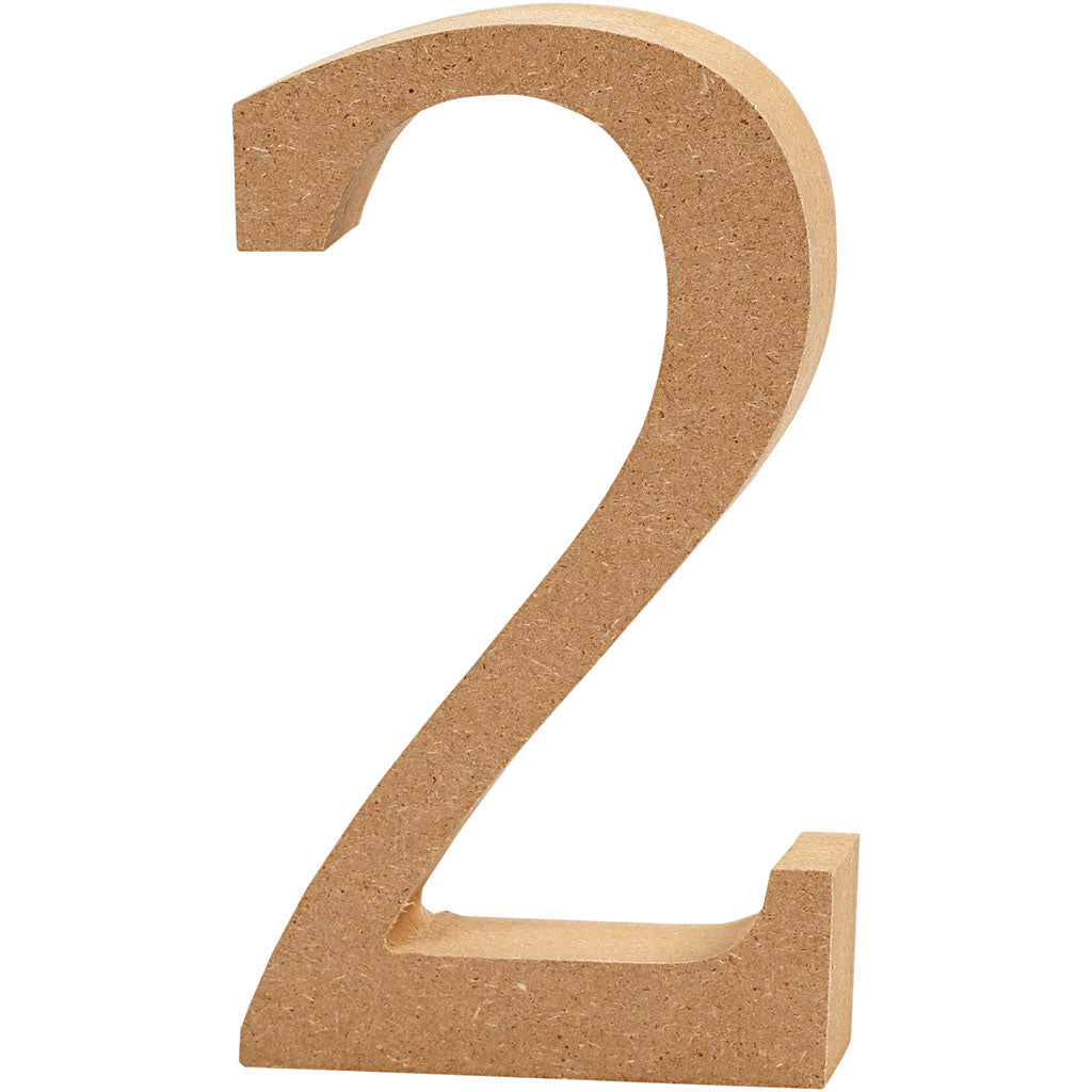 Creativ Company Nummer 2 MDF 13cm, 1 ..