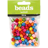 Creativ Company Wooden Beads Mix 8mm, 90st.