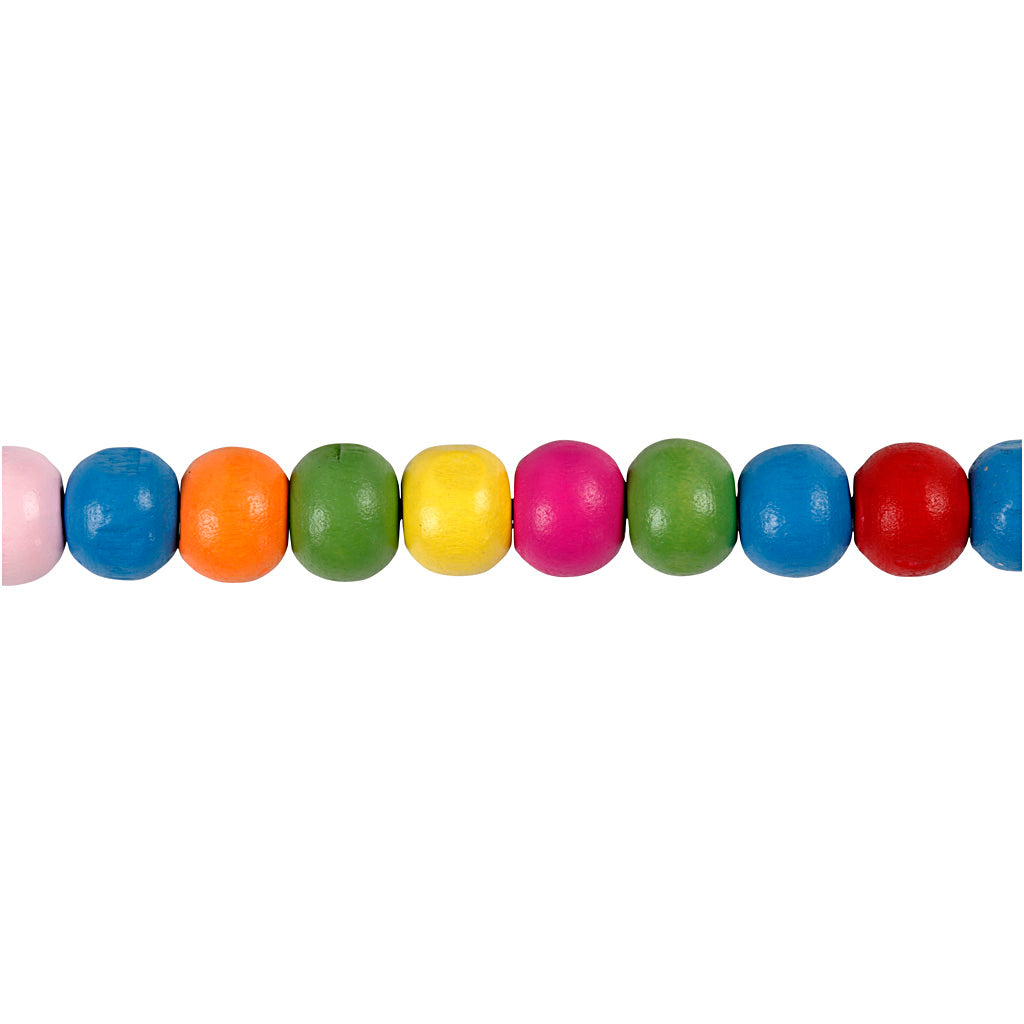 Creativ Company Wooden Beads Mix 8mm, 90st.